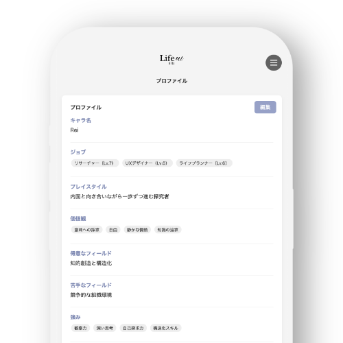 プロファイル